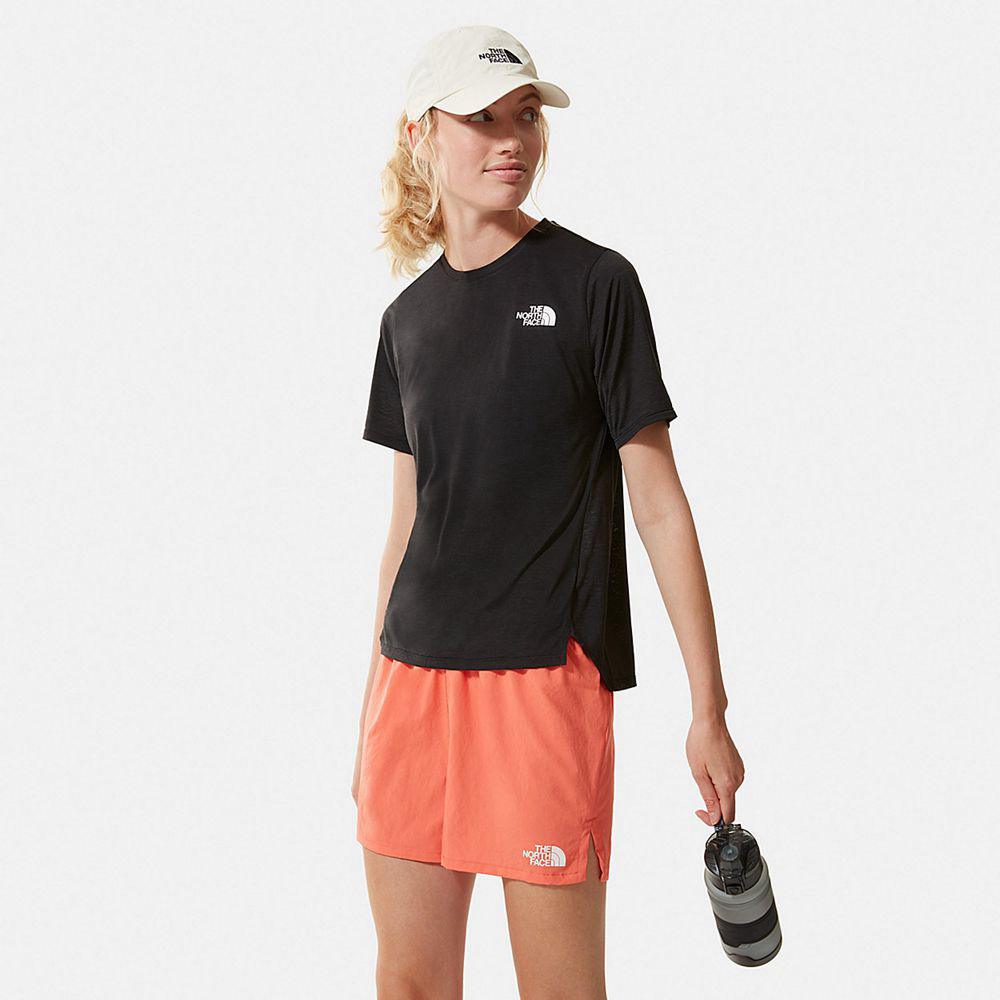 The North Face Up With The Sun Γυναικεια T Shirt - Μαυρα (BLWV49250)